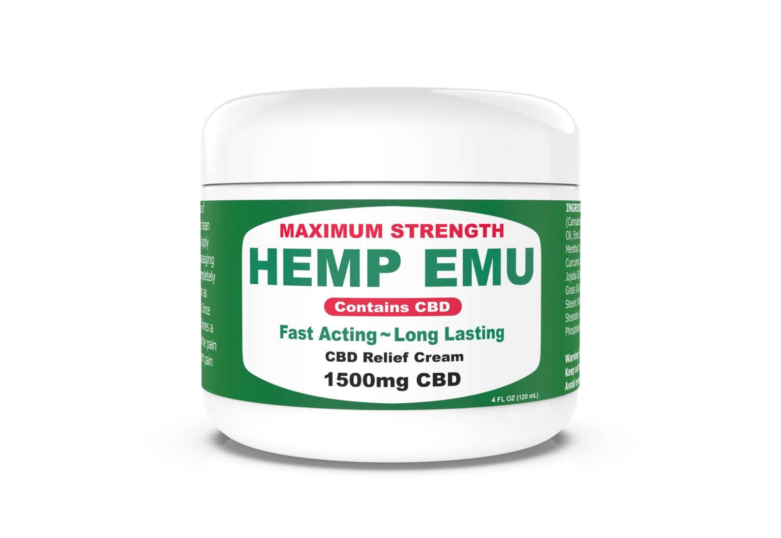 Hemp Emu 1500mg Cbd Cream Emerald Corp Shop